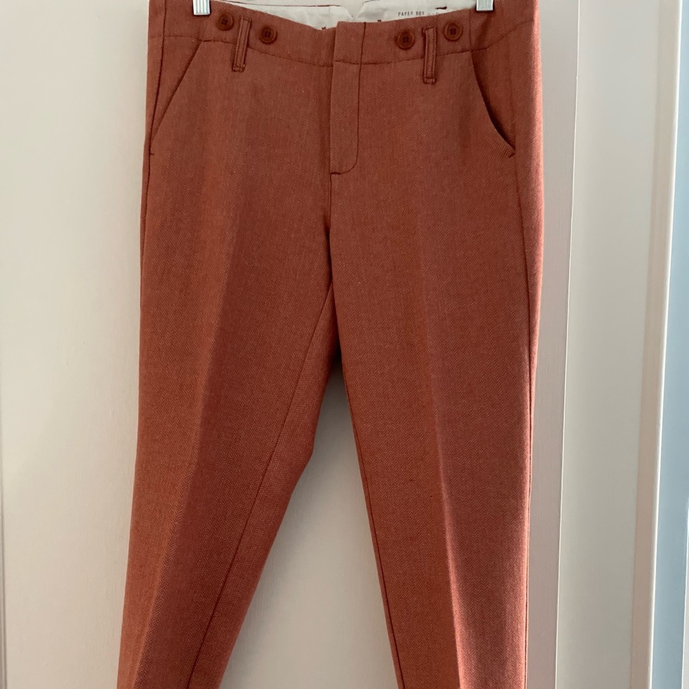 Straight leg wool pants. Perfect for the fall! Size 6 (runs small) NWOT